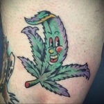 tattoo small marijuana 30.09.2019 №020 -hemp (MARIJUANA) tattoo- tattoovalue.net