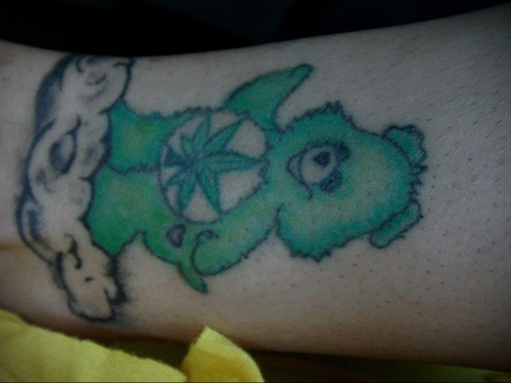 tattoo small marijuana 30.09.2019 №007 -hemp (MARIJUANA) tattoo- tattoovalue.net