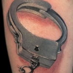 An example of an interesting drawing of a shackle tattoo 07.10.2019 №044 - tattoovalue.net