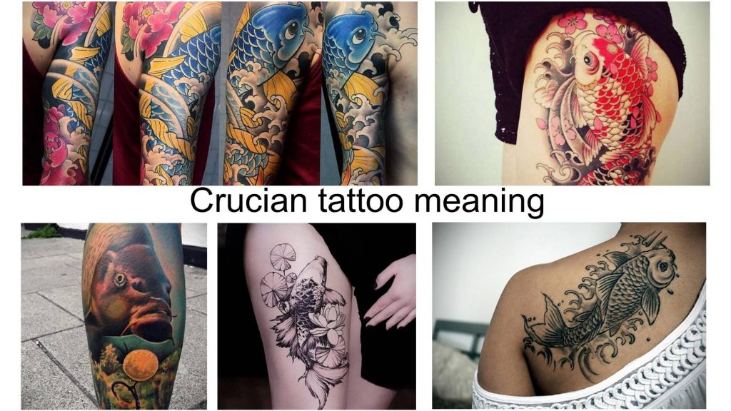 Crucian tattoo meaning - information about the features of the picture and photo examples of finished tattoos