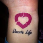 Photo blood donor tattoo 22.10.2019 №008 - blood donor tattoo - tattoovalue.net