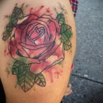 Photo blood rose tattoo 22.10.2019 №022 - blood rose tattoo - tattoovalue.net