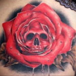 Photo blood rose tattoo 22.10.2019 №024 - blood rose tattoo - tattoovalue.net