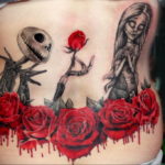 Photo blood rose tattoo 22.10.2019 №035 - blood rose tattoo - tattoovalue.net