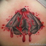Photo blood tattoo example 22.10.2019 №002 - blood tattoo - tattoovalue.net