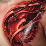 Photo blood tattoo example 22.10.2019 №005 - blood tattoo - tattoovalue.net