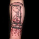 Photo blood tattoo on the arm 22.10.2019 №006 - blood tattoo on the arm - tattoovalue.net