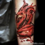 Photo blood tattoo on the arm 22.10.2019 №008 - blood tattoo on the arm - tattoovalue.net
