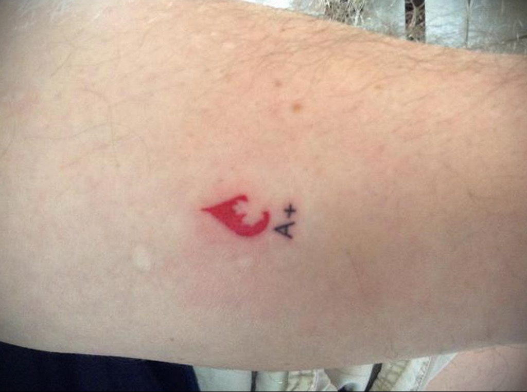 Photo blood tattoo on the arm 22102019 006  blood tattoo on the arm   tattoovaluenet  tattoovaluenet