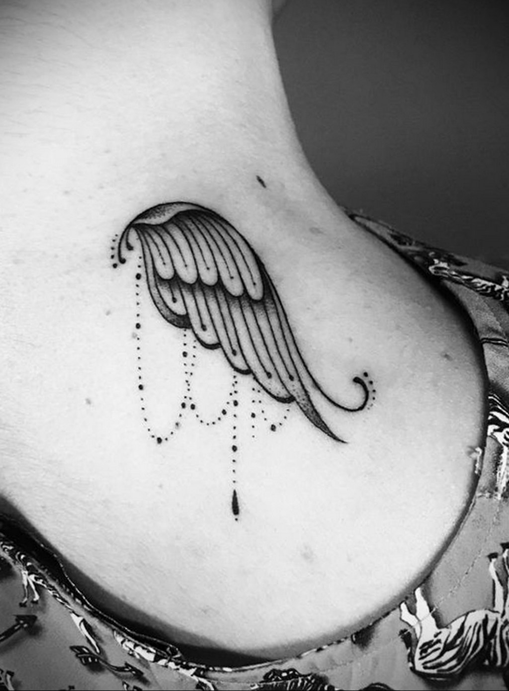 Татуировки Крылья женские