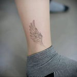 Photo example drawing of a tattoo with Hermes wings 07.10.2019 №058 -tattoo- tattoovalue.net