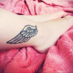 Photo example drawing of a tattoo with Hermes wings 07.10.2019 №095 -tattoo- tattoovalue.net