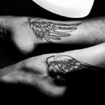 Photo example drawing of a tattoo with Hermes wings 07.10.2019 №104 -tattoo- tattoovalue.net