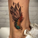 Photo example drawing of a tattoo with Hermes wings 07.10.2019 №142 -tattoo- tattoovalue.net