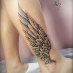Photo example drawing of a tattoo with Hermes wings 07.10.2019 №143 -tattoo- tattoovalue.net