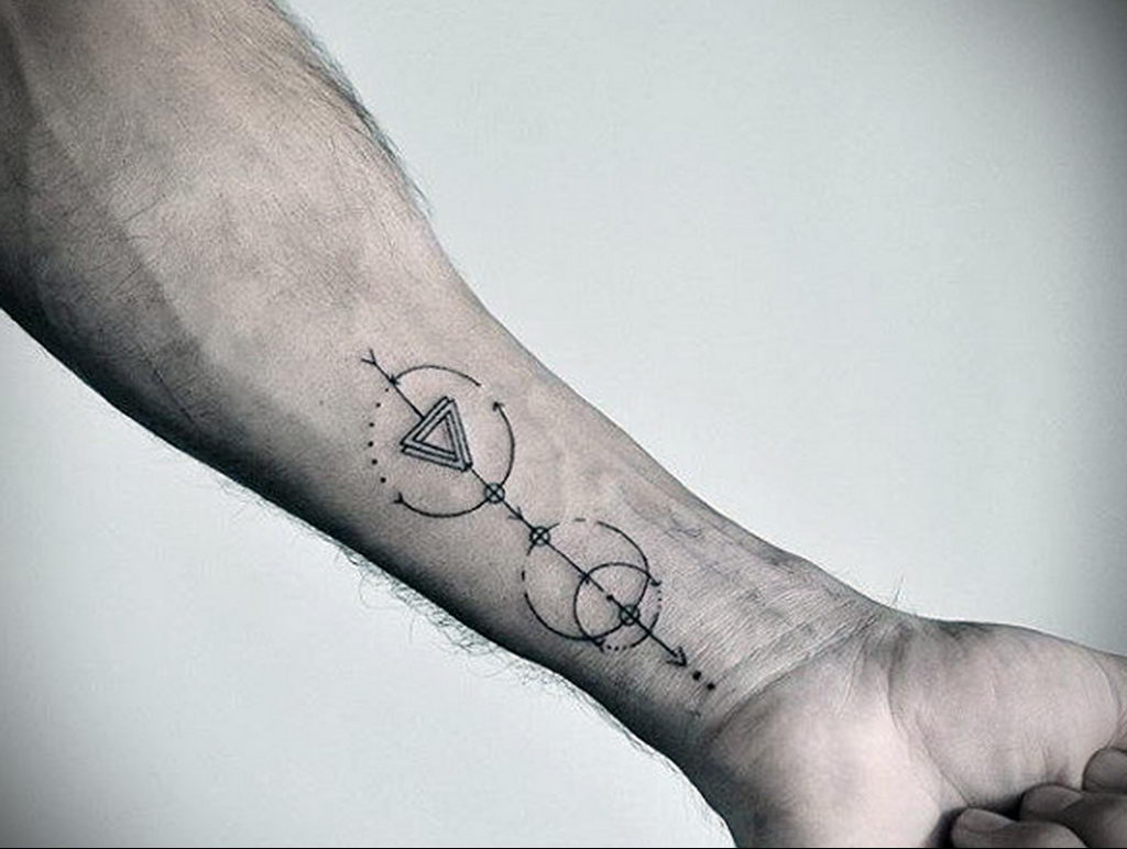 arm circle tattoo  №157 -circle tattoo -  