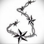 barbed wire sketch tattoo 01.02.2020 №010 -barbed wire tattoo- tattoovalue.net