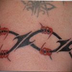 barbed wire tattoo 01.02.2020 №009 -barbed wire tattoo- tattoovalue.net