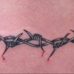 barbed wire tattoo 01.02.2020 №012 -barbed wire tattoo- tattoovalue.net