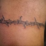 barbed wire tattoo 01.02.2020 №015 -barbed wire tattoo- tattoovalue.net