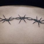 barbed wire tattoo 01.02.2020 №018 -barbed wire tattoo- tattoovalue.net