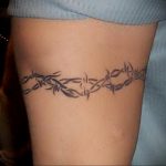 barbed wire tattoo 01.02.2020 №021 -barbed wire tattoo- tattoovalue.net