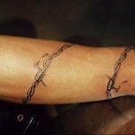 barbed wire tattoo 01.02.2020 №025 -barbed wire tattoo- tattoovalue.net