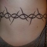 barbed wire tattoo 01.02.2020 №026 -barbed wire tattoo- tattoovalue.net