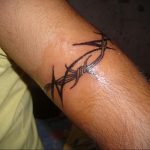 barbed wire tattoo 01.02.2020 №066 -barbed wire tattoo- tattoovalue.net