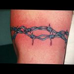 barbed wire tattoo 01.02.2020 №075 -barbed wire tattoo- tattoovalue.net