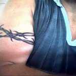 barbed wire tattoo 01.02.2020 №078 -barbed wire tattoo- tattoovalue.net