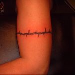 barbed wire tattoo 01.02.2020 №079 -barbed wire tattoo- tattoovalue.net