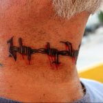barbed wire tattoo 01.02.2020 №081 -barbed wire tattoo- tattoovalue.net