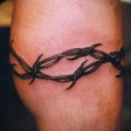 barbed wire tattoo 01.02.2020 №088 -barbed wire tattoo- tattoovalue.net