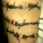 barbed wire tattoo 01.02.2020 №091 -barbed wire tattoo- tattoovalue.net