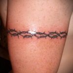 barbed wire tattoo 01.02.2020 №093 -barbed wire tattoo- tattoovalue.net