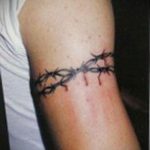 barbed wire tattoo 01.02.2020 №104 -barbed wire tattoo- tattoovalue.net