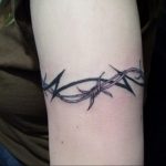barbed wire tattoo 01.02.2020 №109 -barbed wire tattoo- tattoovalue.net