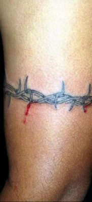 barbed wire tattoo 01.02.2020 №115 -barbed wire tattoo- tattoovalue.net