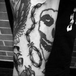 barbed wire tattoo 01.02.2020 №140 -barbed wire tattoo- tattoovalue.net