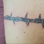 barbed wire tattoo 01.02.2020 №141 -barbed wire tattoo- tattoovalue.net