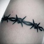 barbed wire tattoo 01.02.2020 №159 -barbed wire tattoo- tattoovalue.net