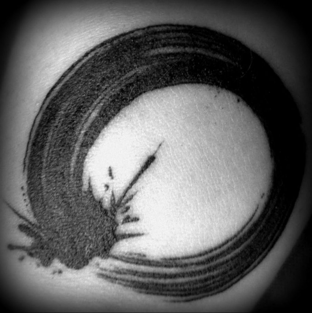 black circle tattoo 07.01.2020 №022 -circle tattoo- tattoovalue.net