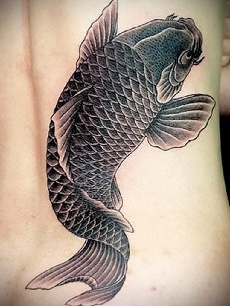 carp tattoo 06.01.2020 №003 -tattoo fish- tattoovalue.net