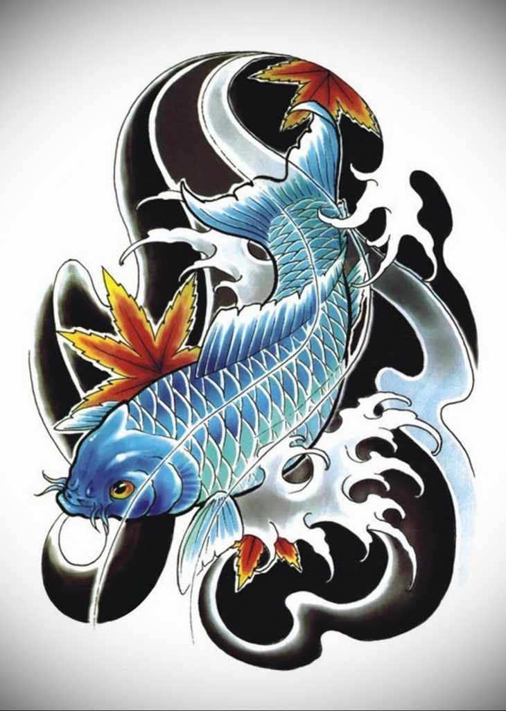 carp tattoo 06.01.2020 №004 -tattoo fish- tattoovalue.net