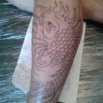 carp tattoo 06.01.2020 №015 -tattoo fish- tattoovalue.net