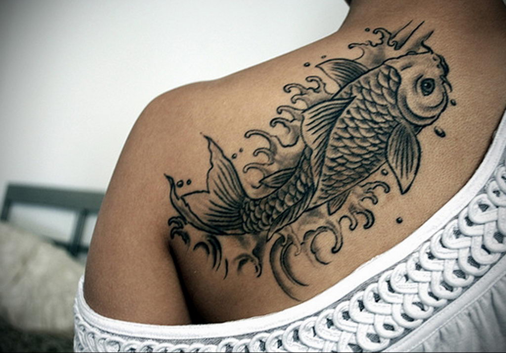 carp tattoo 06.01.2020 №028 -tattoo fish- tattoovalue.net