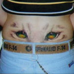 cat eye tattoo 03.12.2019 №009 -cat tattoo- tattoovalue.net
