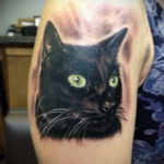 cat eye tattoo 03.12.2019 №015 -cat tattoo- tattoovalue.net