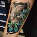 cat eye tattoo 03.12.2019 №023 -cat tattoo- tattoovalue.net